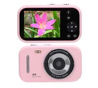 48MP Digital Camera, Vintage Digital Camera, 4K Video Recorder Portable - 2.8in IPS Screen, 16X Zoom, 20 Filters, Image Transfe for Boys Girls Students (Roseate)