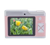 48MP Digital Camera with 8x Zoom, Compact Front Rear Lens, Multiple Filters, 2.4 Inch Screen Anti Shake Portable for Daily Travel Ideal Students Camera (Pink)