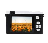 48MP Dual Lens Digital Camera, 15x Optical Zoom 1080P Compact WiFi Camera, Portable CCD Camera with LED Flash, for Students, Beginners, Vlogging, Travel Photography (Black)