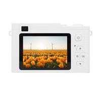 48MP Dual Lens Digital Camera, 15x Optical Zoom 1080P Compact WiFi Camera, Portable CCD Camera with LED Flash, for Students, Beginners, Vlogging, Travel Photography (White)