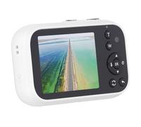 48MP Kids Camera with 16x Zoom, FHD 1080P Video, 11 Filters, 8 Wallpapers, Burst Mode, Selfie Mode, Timer, Compact Camera for Kids, Beginners, Vlogging (White)