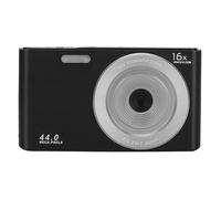 48MP Mini Digital Cameras For Photography 2.8" TFT Screen 4K Video Recorder Self Timer Face Detect Vintage Photo Takes Sharp Smooth(16G SD Card,Black)