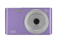 48MP Mini Digital Cameras For Photography 2.8" TFT Screen 4K Video Recorder Self Timer Face Detect Vintage Photo Takes Sharp Smooth(16G SD Card,Purple)