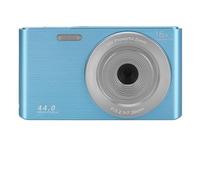 48MP Mini Digital Cameras For Photography 2.8" TFT Screen 4K Video Recorder Self Timer Face Detect Vintage Photo Recorder(64G SD Card,Blue)