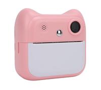 48MP Mini Printer Camera with 2.4in Screen, Thermal Printing for Students, Clear Image Digital Zoom (Pink)
