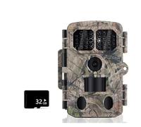 48MP Outdoor WIFI Hunting Trail Camera APP Control 4K Night Vision Motion Infrared Induction Detection Wildlife Cam Photo Traps(WIFI Add 32GB)