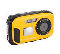 48MP Underwater Camera, 5m Water proof Camera, with 2.4 Inch Color Screen, Intelligent Face Recognition, 16X Digital Zoom, for Snorkeling, Diving (Yellow)