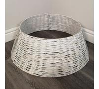 48Or70Cm Samuel Alexander Kd Willow Christmas Tree Skirt Wicker Rattan Large White Wash
