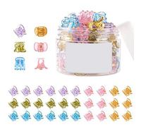 48pack Small Claw Hair Clip Neutral Color Hair Barrettes Children Hair Pin For Toddler Girls And Women