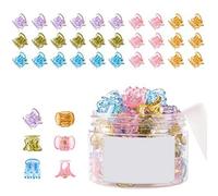 48pack Small Claw Hair Clip Neutral Color Hair Barrettes Children Hair Pin For Toddler Girls And Women