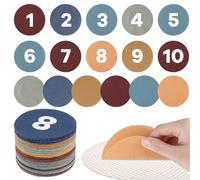 48Pcs 4" Carpet Spots for Classroom with Numbers Sit Spots for Carpet Sitting Spots Circle Dots Carpet Markers Floor Dots for Classroom Rug Preschool Elementary Kindergarten Supplies for Teachers Kids