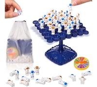 48pcs Astronaut Balance Tree Game, Balance Board Game for Kids & Adults Balance Tree Board Game Set for 2 Players Home Parties Travel