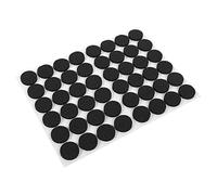 48Pcs Black Protective Rubber Pads Non-Slip Self Adhesive Floor Protectors Furniture Stoppers Sofa Table Chair Rubber Feet Pads