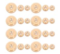 48pcs Brass Clock Fixing Nut for Wall and Grandfather Clocks | Golden Finish, Uniform Threading, Reliable Fixation, Universal Fit, Secure Installation for Repair Work