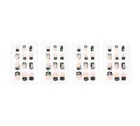 48pcs Christmas Full Cover Artificial Fingernails Abs Press on Nails