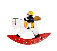 48pcs Christmas Tree Hanging Ornament Wooden Handmade Christmas Tree Figures Decorations Set