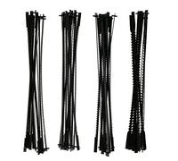 48pcs Fast Cut Down Scroll Blades 5 Inch Coping Saw Blade SK5 Carbon Steel Jig Saw Blades Woodworking Tool Carbon Steel Fine Cut Straight Fret for Wood Metal Plastic Cutting