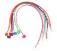 48pcs Hair Extension Set with Colourful Braided Clips | High Temperature Fibre, Plastic Parts, Easy DIY Braiding, Non-slip Fit, Casual Outings and Festive Parties