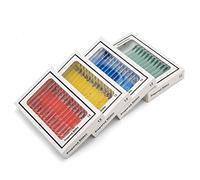 48pcs Kids Plastic Prepared Microscope Slides of Animals Insects Plants Flowers Sample Specimens for Microscopes