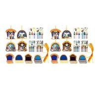 48PCS Make a Nativity Scene Sticker Craft Kit Ornament - Religious DIY Crafts for Kids Christmas Craft Set for Sunday School Classroom Christmas Party Favor Games Supply