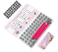48Pcs Nail Art Stamp Pens Different Patterns Nail Art Stamps with Silicone Pen Tip Flower Butterfly Rose DIY Stamping Kit for Women, Usage en cuisine