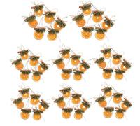 48Pcs Natural Christmas Ornaments Bulk Set with Dried Orange Slices, Cinnamon Sticks, Pine Cones & Jute Rope for Xmas Tree Decor, DIY Crafts