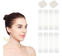 48Pcs Neck Tape Lifting Invisible,Necks Less Tapes Strips,Face Tapes for Lifting Sagging Skin,Instant Neck and Face Lift Strap Patch Tightening Tapes(8 Skin Tone Bands + 40 Replacement Tapes)