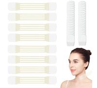 48pcs Neck Tapes,Neck Tape Lifting Invisible,Lifting and Tightening Nec/k Tap/e Strips Sticker,Instant Lift Ne/ck Tap/e,Skin Lifting Ta/pe for Saggy Ne/ck(8 Skin Tone Bands + 40 Replacement Ta/pes)