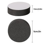 48pcs Plant Pot Feet Risers Natural Rubber Flower Pot Mat Invisible Pot Feet For Heavy Outdoor Plan