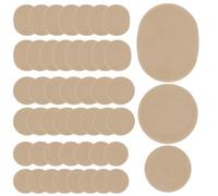 48pcs Round Moleskin for Feet, Adhesive Moleskin Padding Prevention Pads Foot Protection Moleskin Strips Mole Skin Tape Patch for Feet Shoes Toes Heel, 3 Sizes