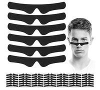 48pcs Stretch Eye Black Stickers, Elastic Eye Black Face Strips for Baseball Football Lacrosse Skin-Friendly & Flexible Grip Sports Accessories Softbal Eyeblack Tape for Boys Teens & Athletes Gifts