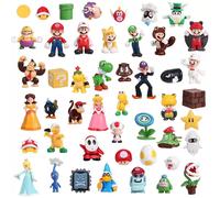 (48PCS) Super Mario Bros. Dolls Yoshi Peach Princess Luigi Odyssey Donkey Children's Gift