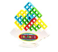 48Pcs Tetra Tower Balance Game - Russian Building Block Tetris Tower Balance Game - DIY Assembling Versatile Toy - Stacking Blocks Puzzle - Board Table Games - Fun Assembly Bricks Gift (48Pcs)
