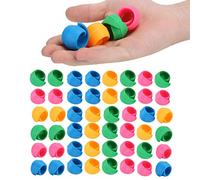 48PCS Thread Spool Savers, 4 Colors Spool Huggers Silicone Thread Holder Organizer for Prevent Thread Tails from Unwinding