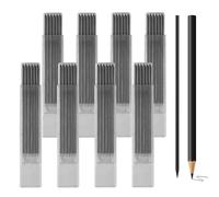 48pcs Tracer Pencil Refills, 2.8mm Solid Deep Hole Carpenter Pencil Refills for Carpenters Pencils Builders Pencils Refill Replacement for Architect Woodworking Construction Building Joiners Marking