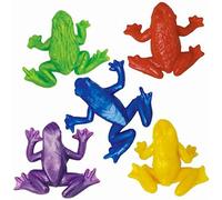 48Pk Multicolour Stretchy Frogs Creatures Animal Party Bag Fillers for Kids Unisex | Strechy Man| Kids Party Bags Fillers| Sticky Classroom Gifts Lucky Dip Prizes Toys Childrens Party Bag Fillers