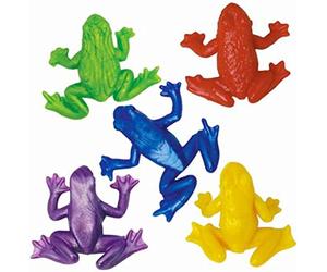 48Pk Multicolour Stretchy Frogs Creatures Animal Party Bag Fillers for Kids Unisex | Strechy Man| Kids Party Bags Fillers| Sticky Classroom Gifts Lucky Dip Prizes Toys Childrens Party Bag Fillers