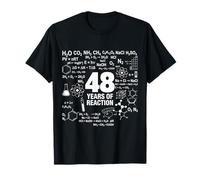 48th Birthday 48 Years Old Funny Chemistry Nerd Humor Geek T-Shirt