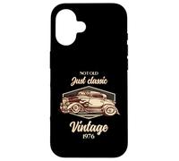 48th birthday gift man vintage 1976 not old classic car fun Case for iPhone 16