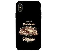 48th birthday gift man vintage 1976 not old classic car fun Case for iPhone X/XS