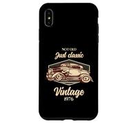 48th birthday gift man vintage 1976 not old classic car fun Case for iPhone XS Max