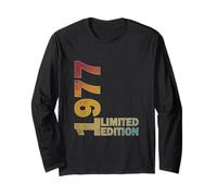 48th Birthday Gift men & women born 1977 turning 48 Year Old Long Sleeve T-Shirt
