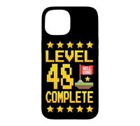 48th Birthday Level 48 Years Decoration Gift Case for iPhone 15
