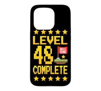 48th Birthday Level 48 Years Decoration Gift Case for iPhone 15 Pro