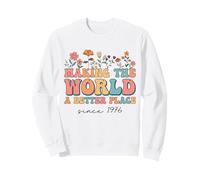 48th Birthday Making The World A Better Place Since 1976 Sweatshirt