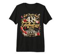 48th Birthday Queen Chapter 48 Fabulous Since 1978 Women Premium T-Shirt