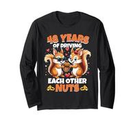 48th Wedding Anniversary 48 Years of Driving Each Other Nuts Long Sleeve T-Shirt