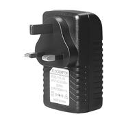 48V 0.5A POE Injector,Ethernet Adapter with UK Plug Power Over Ethernet Plug Supply for Security IP Camera Voip Phone Supports for 12V 24V 48V POE Devices Black