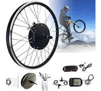 48V 1000W 1500W Electric Bike Conversion Kit Ebike Rear Wheel Hub Motor Kit 20"/24"/26" 27.5" 28"/29"/700C with Display Mountain Bike Bicycle Conversion Kit For Rims Cassette Disc Brake(29inch,48V/150