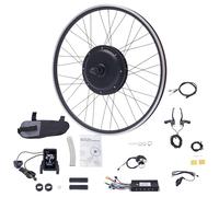 48V 1000W Electric Bike Conversion Kit Fit 28" 29" Bike,Front Wheel Electric Bike Kit with Controller, Ebike Conversion Kit Cycling Hub Motor with Fixed-Speed Cruise Function,LCD Display (Front)